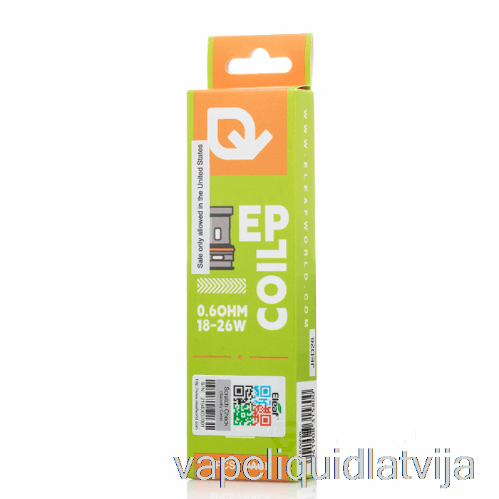 Eleaf Ep Rezerves Spoles 0.6ohm Ep Spoles Vape šķidrums